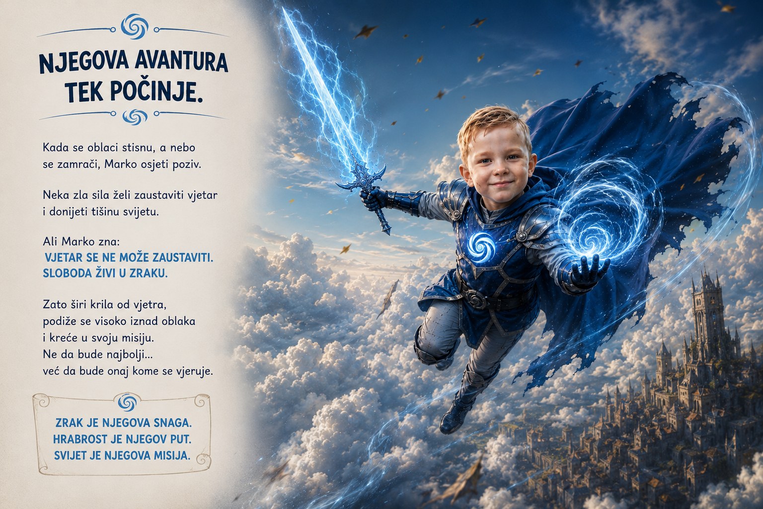 Druga stranica — Njegova avantura tek počinje